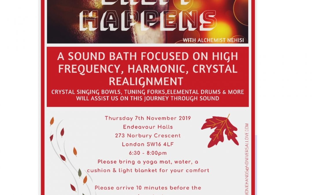 SHIFT HAPPENS sound bath
